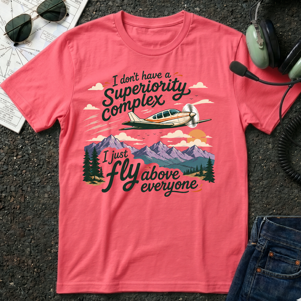 Fly above Single Engine T-Shirt