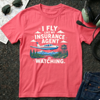White Airplane Picnic T-Shirt