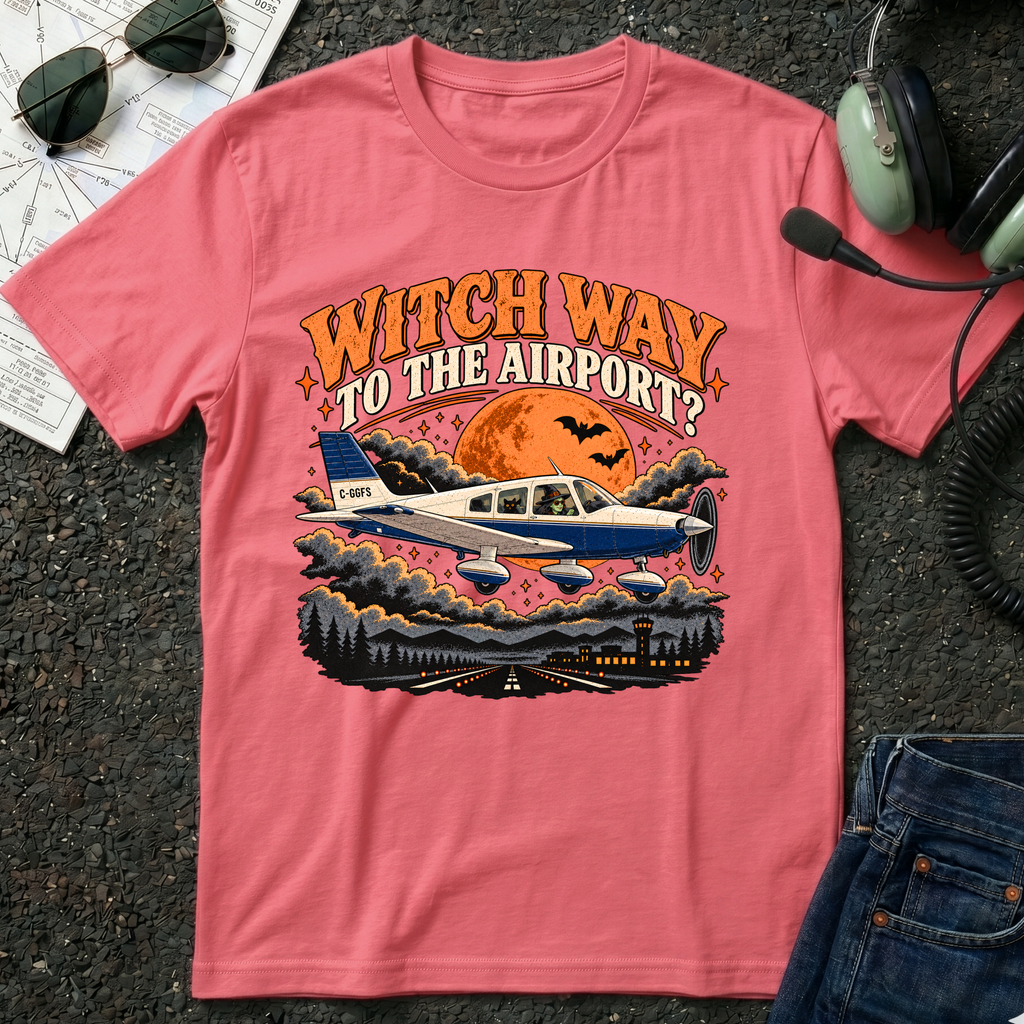 Witch Way to the Airport? T-Shirt
