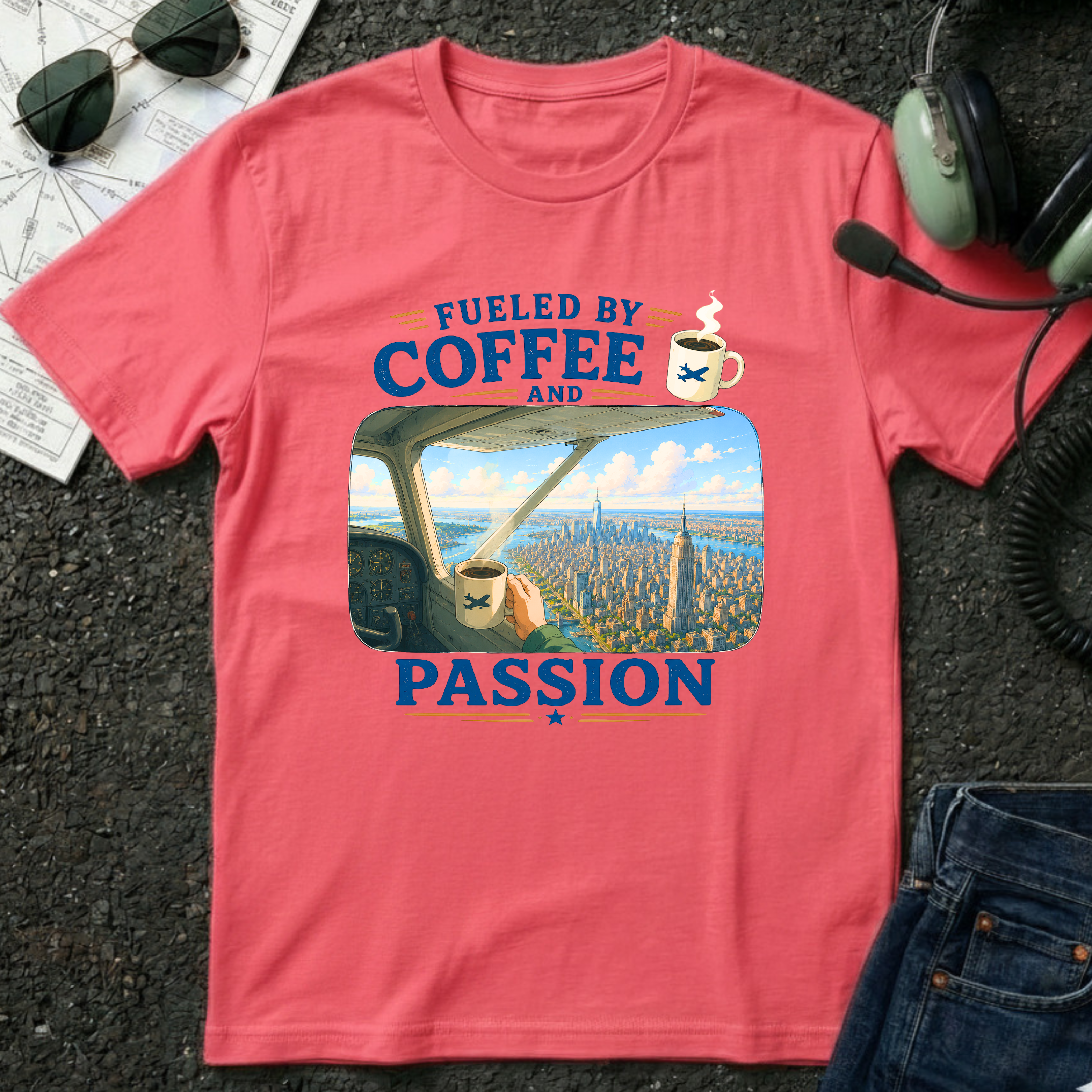 Fueled By Coffee and Passion II T-Shirt