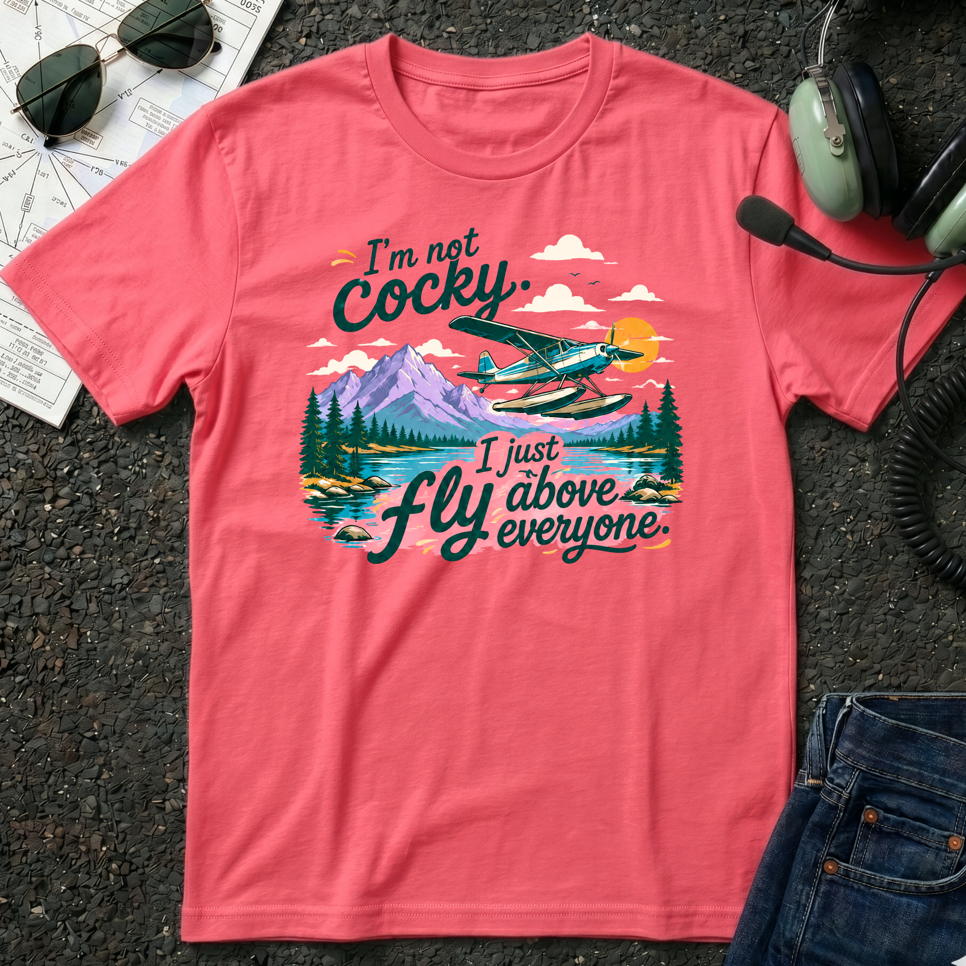 I fly Above Graphic T-Shirt