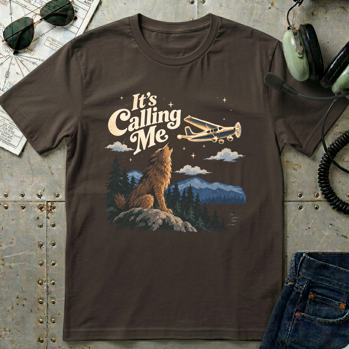 It's Calling Me - Airplane T-shirt