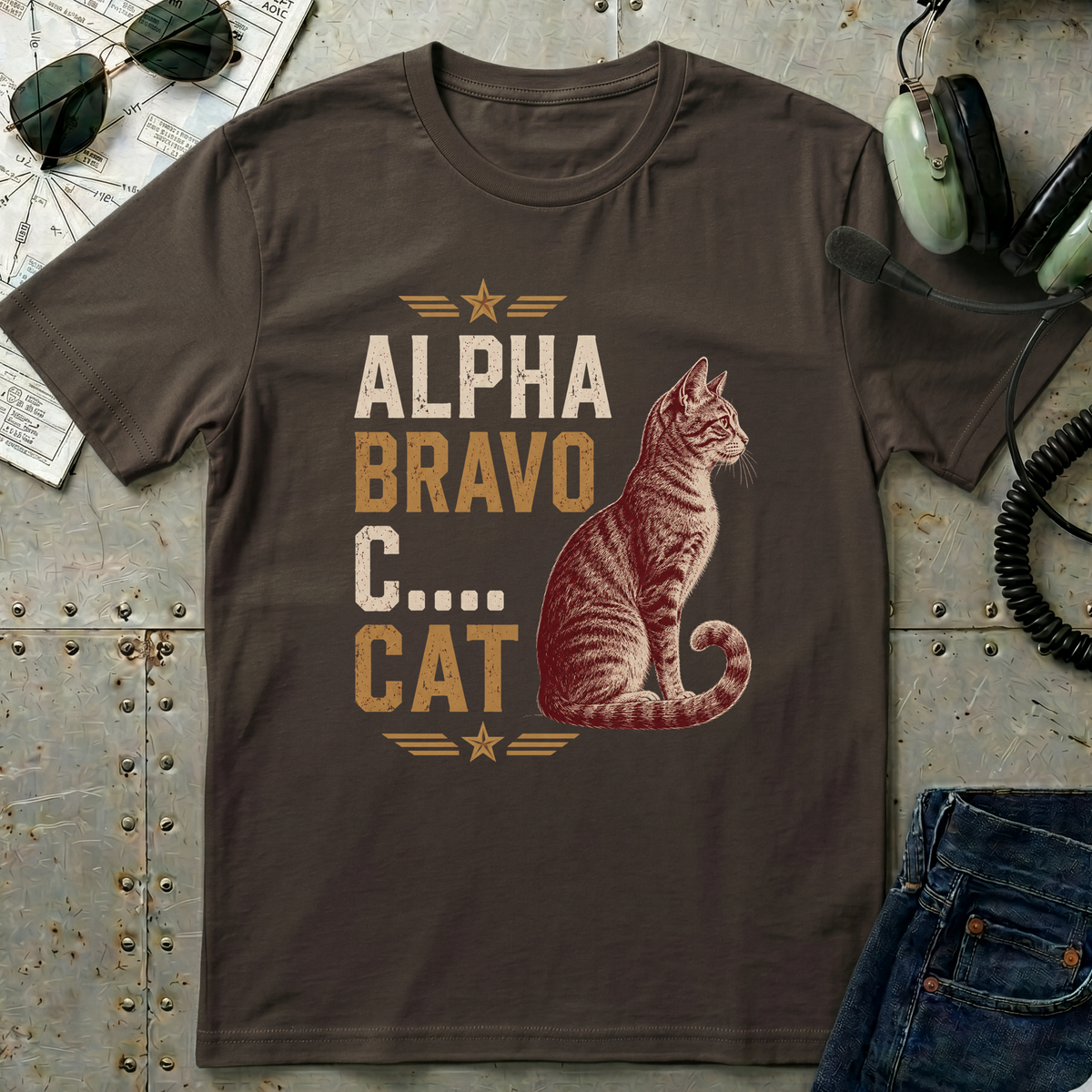 Alpha Bravo Cat T-Shirt