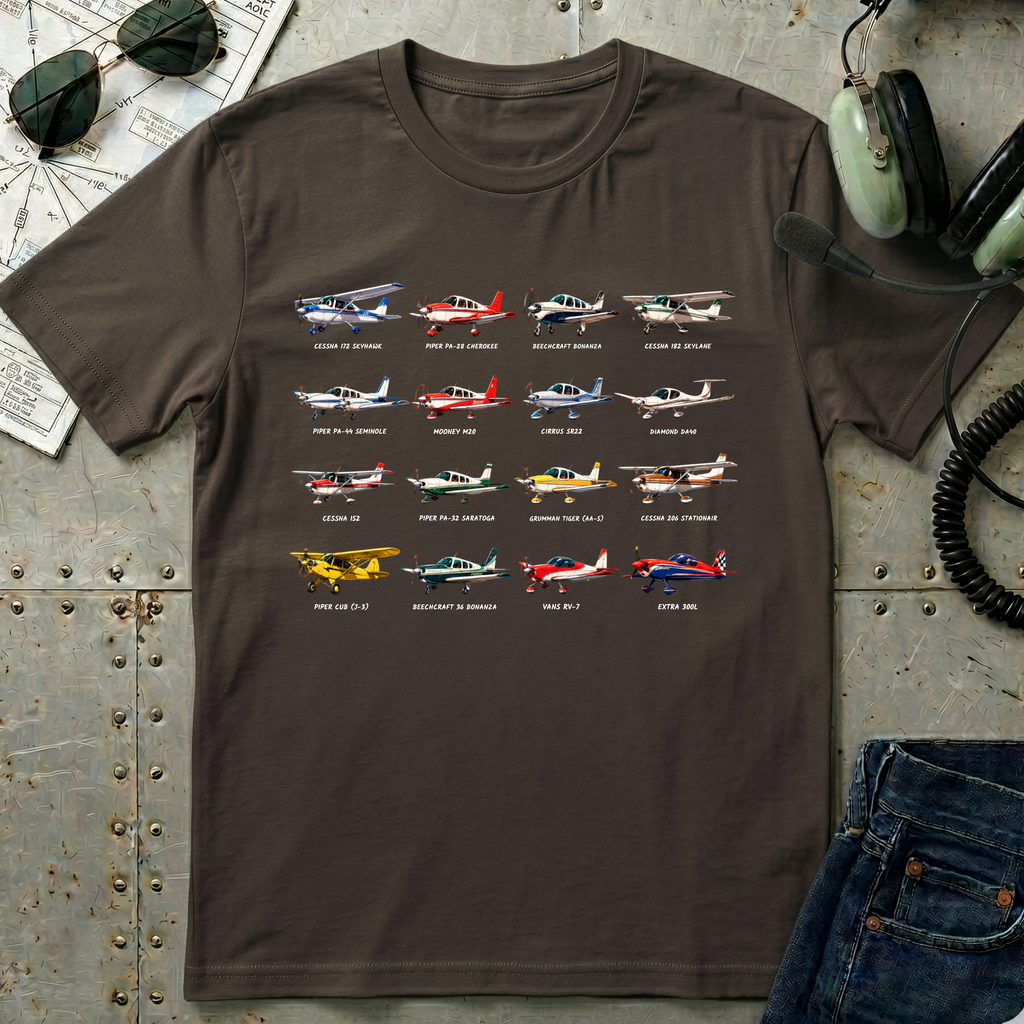 Airplanes All Around T-shirt