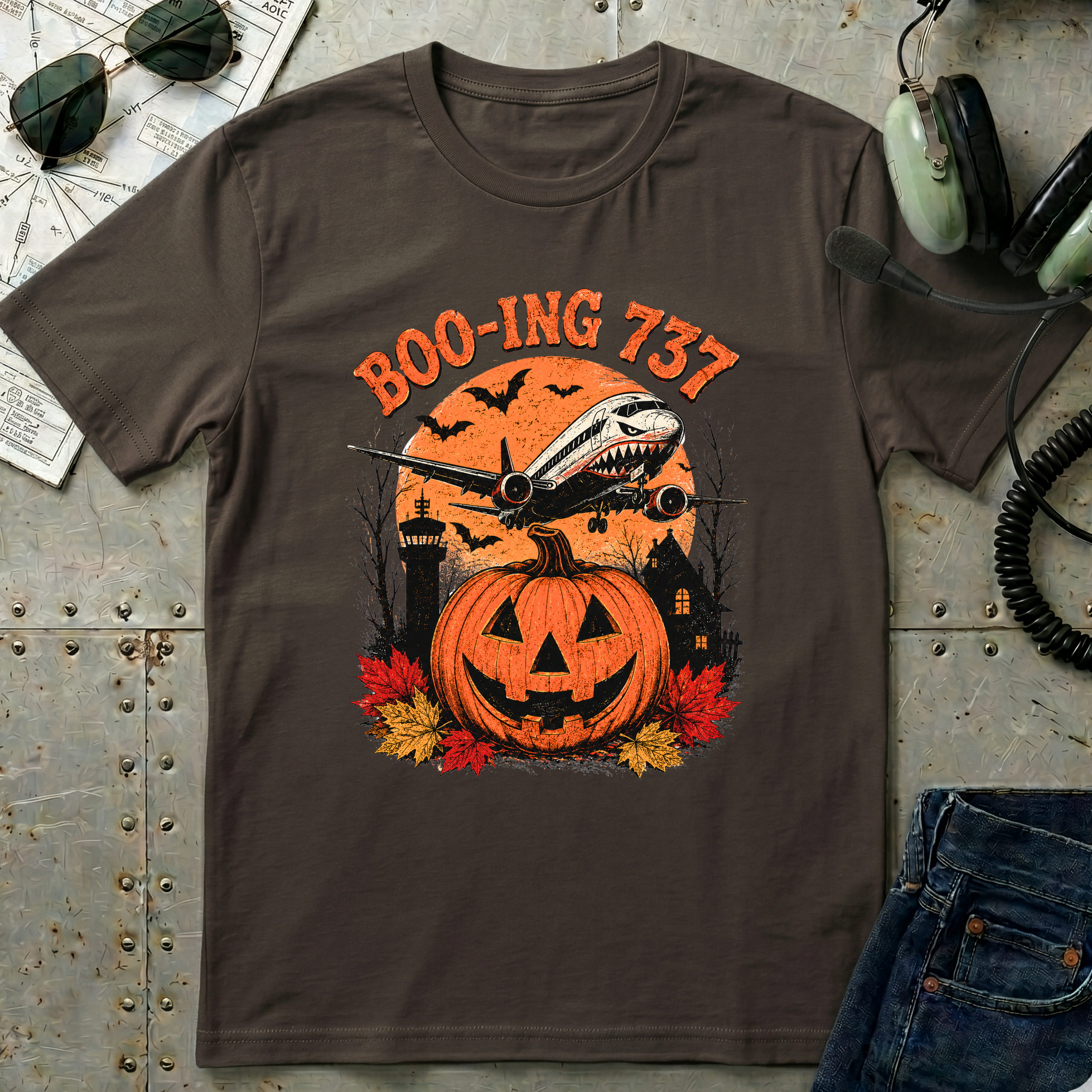 Boo-ing 737 Halloween T-Shirt