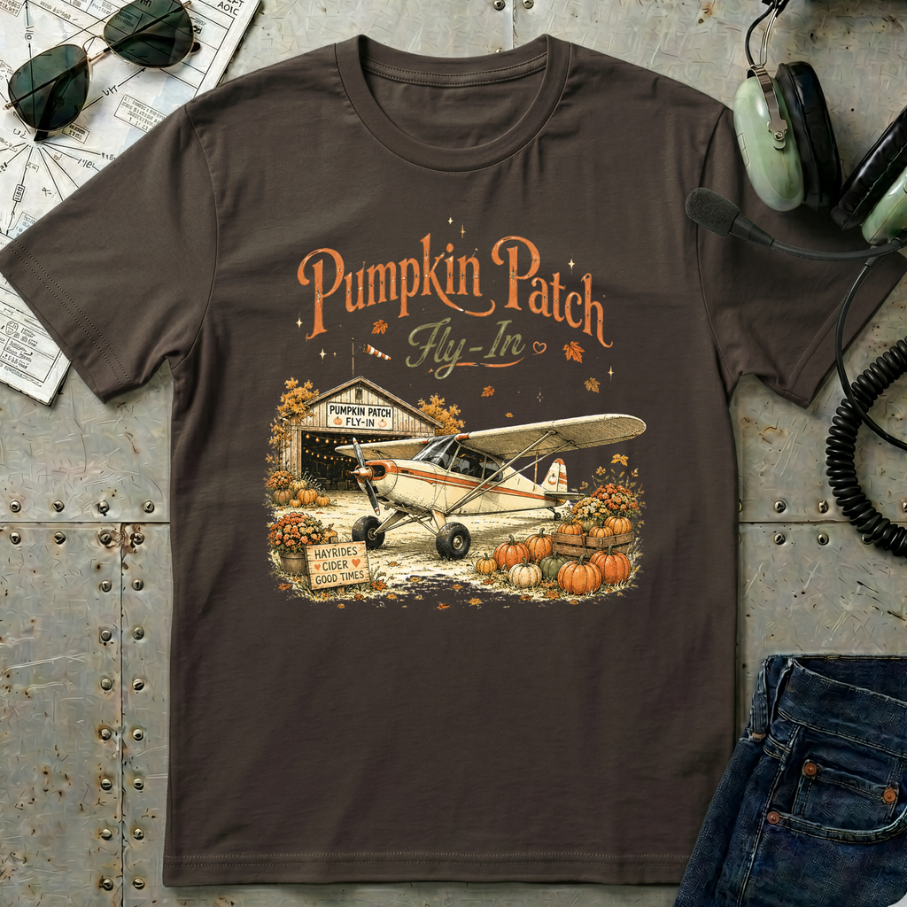Pumpkin Patch Fly-In Halloween T-Shirt