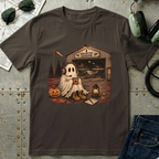 Cute Ghost & Pumpkin - Halloween T-Shirt