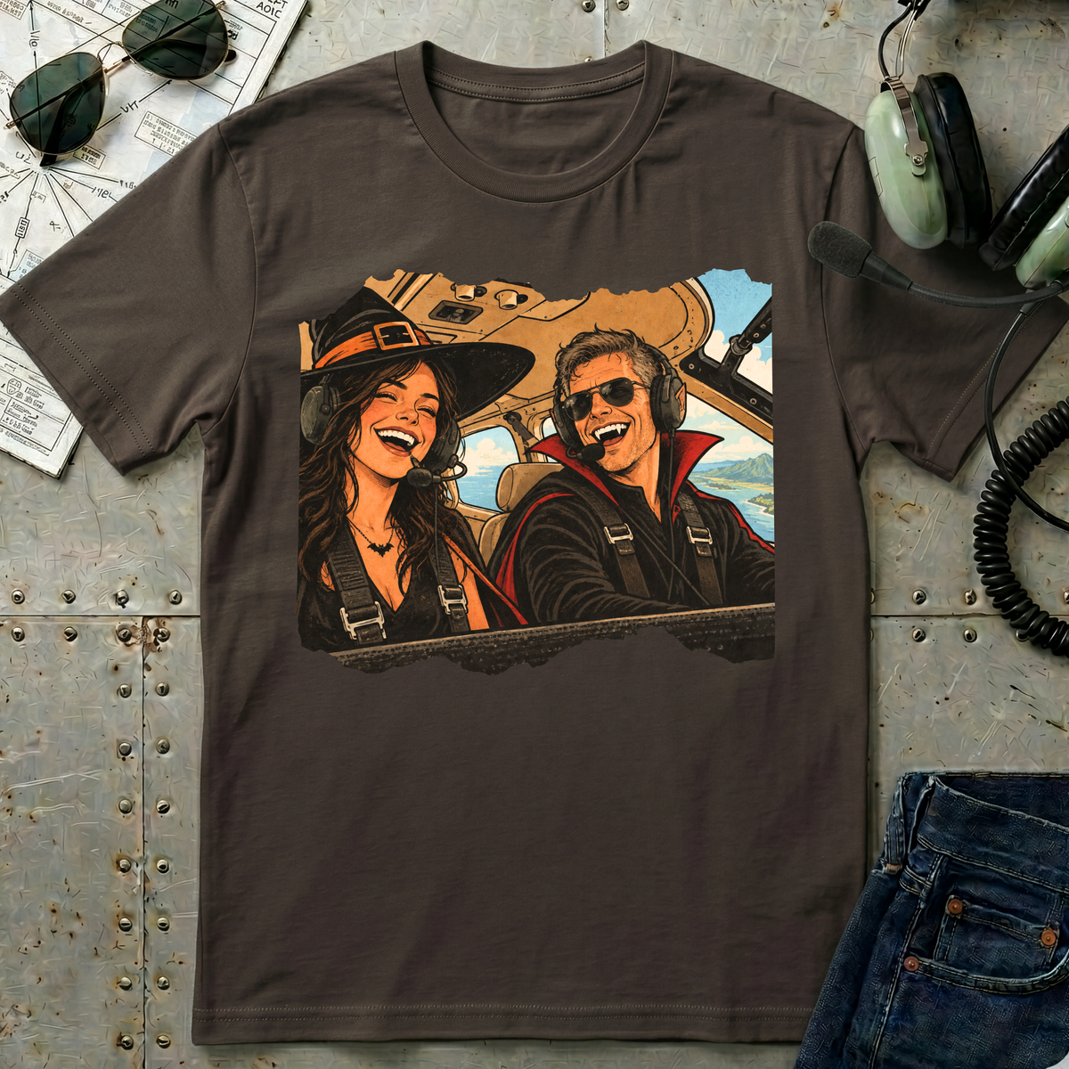 Halloween Couple T‑Shirt