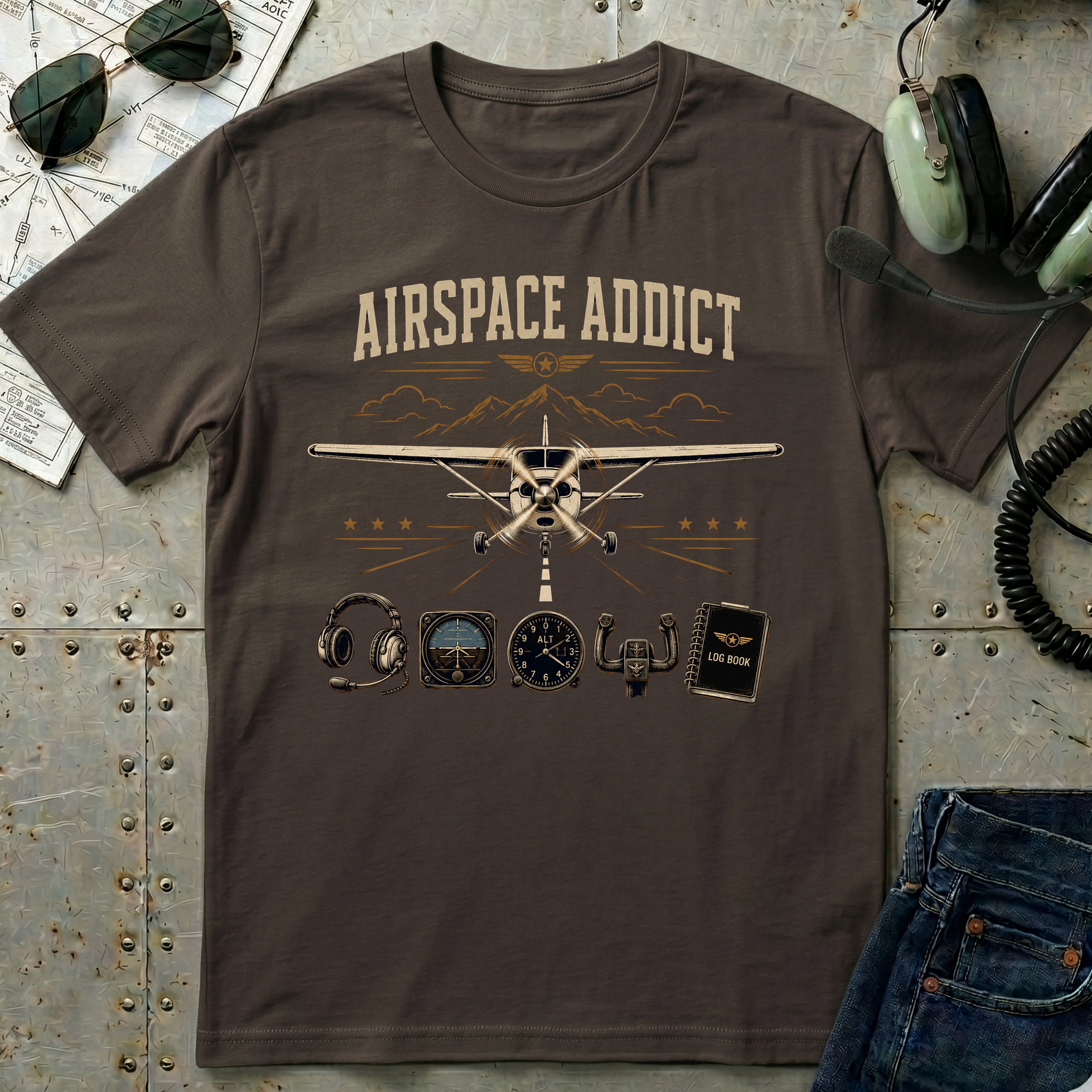 Airspace Addict Graphic T-Shirt