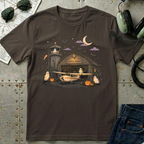Spooky Night Airfield Halloween T-Shirt