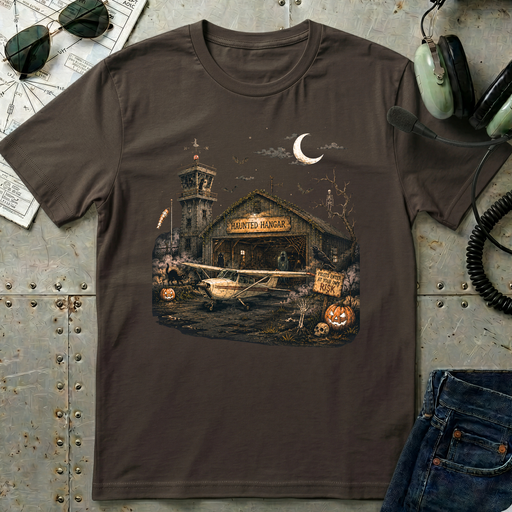 Haunted Airport Halloween T-Shirt