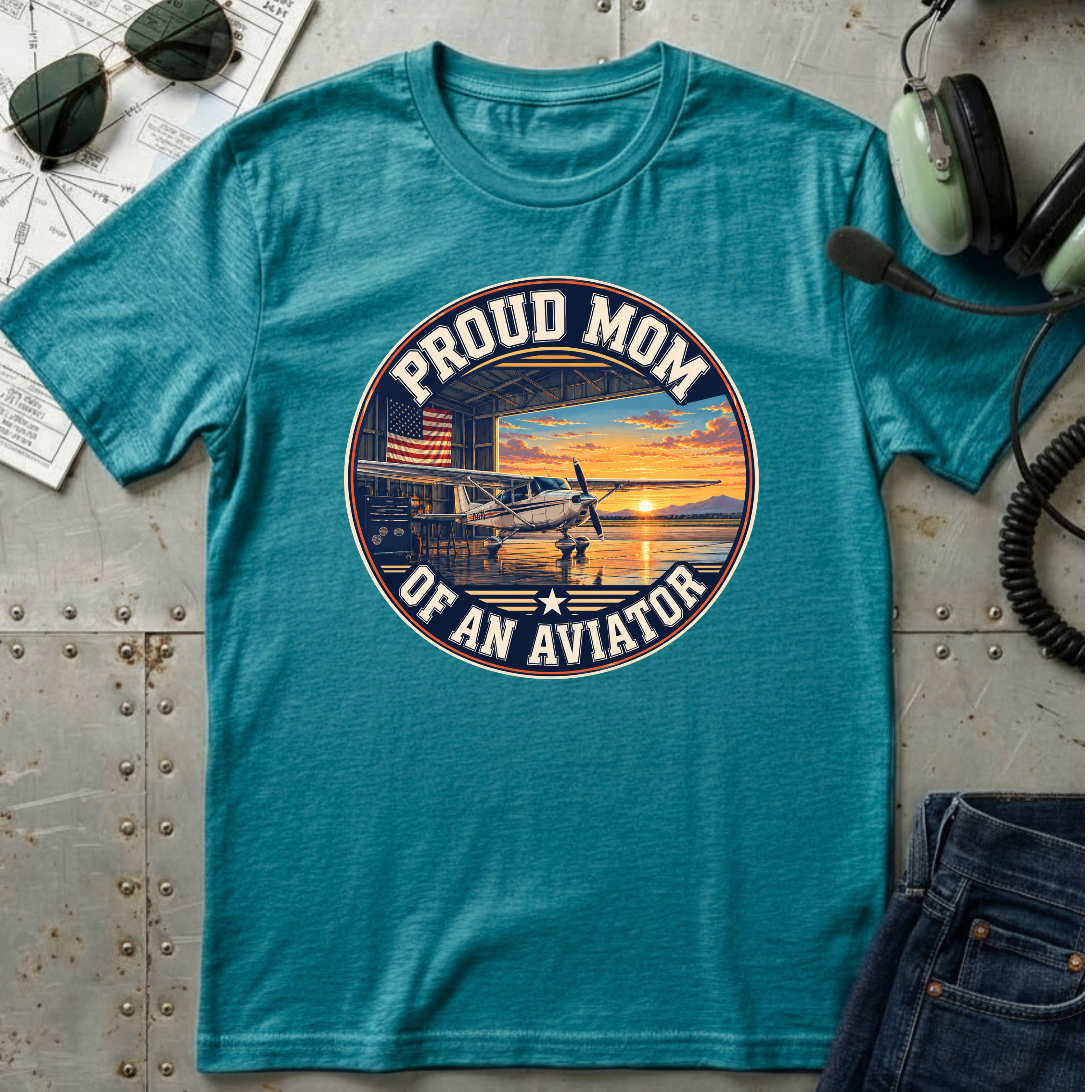 Proud Mom of an Aviator T-Shirt