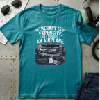 Therapy is Expensive graphic - Airplane T-Shirt