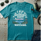 White Airplane Picnic T-Shirt