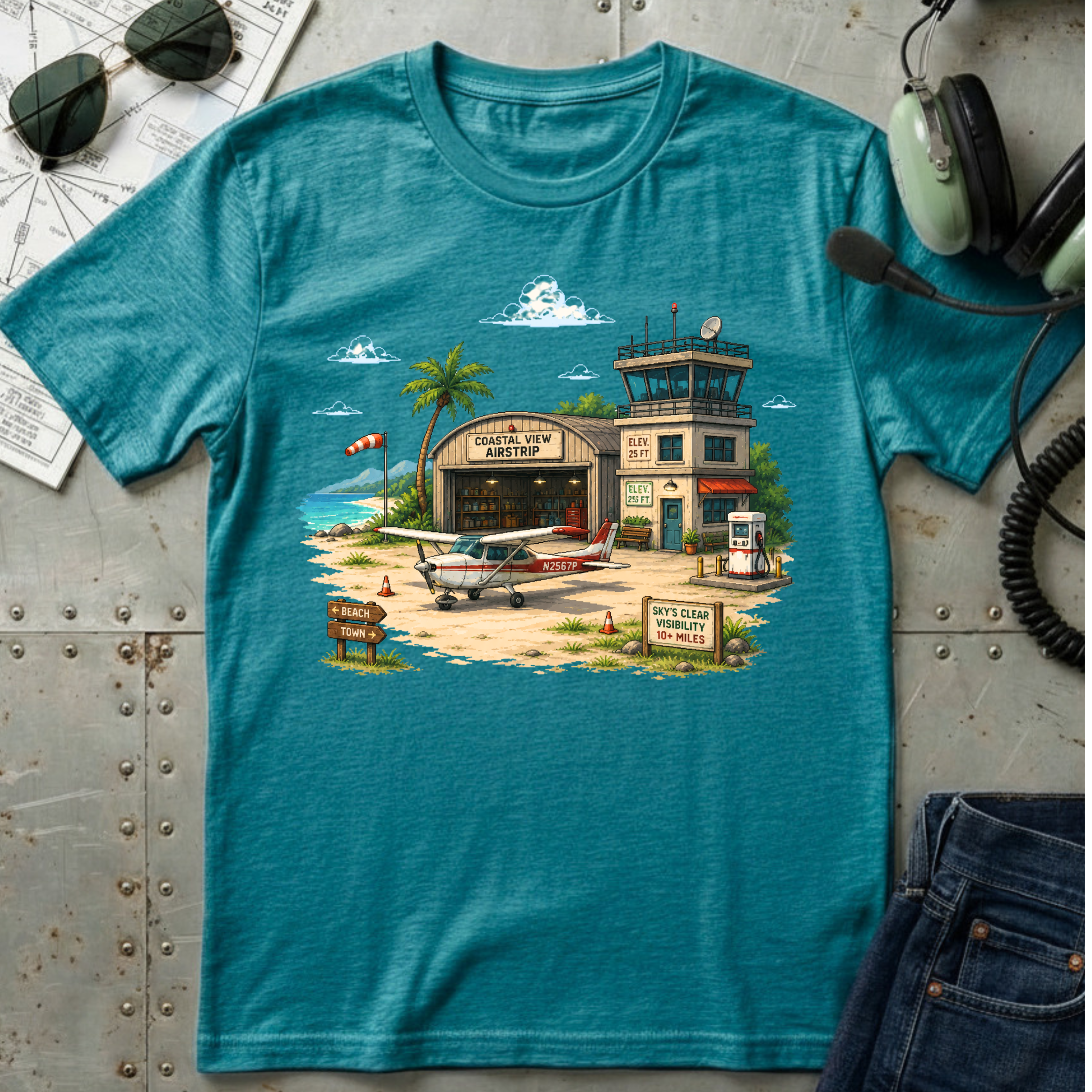 Beach Airport T-Shirt