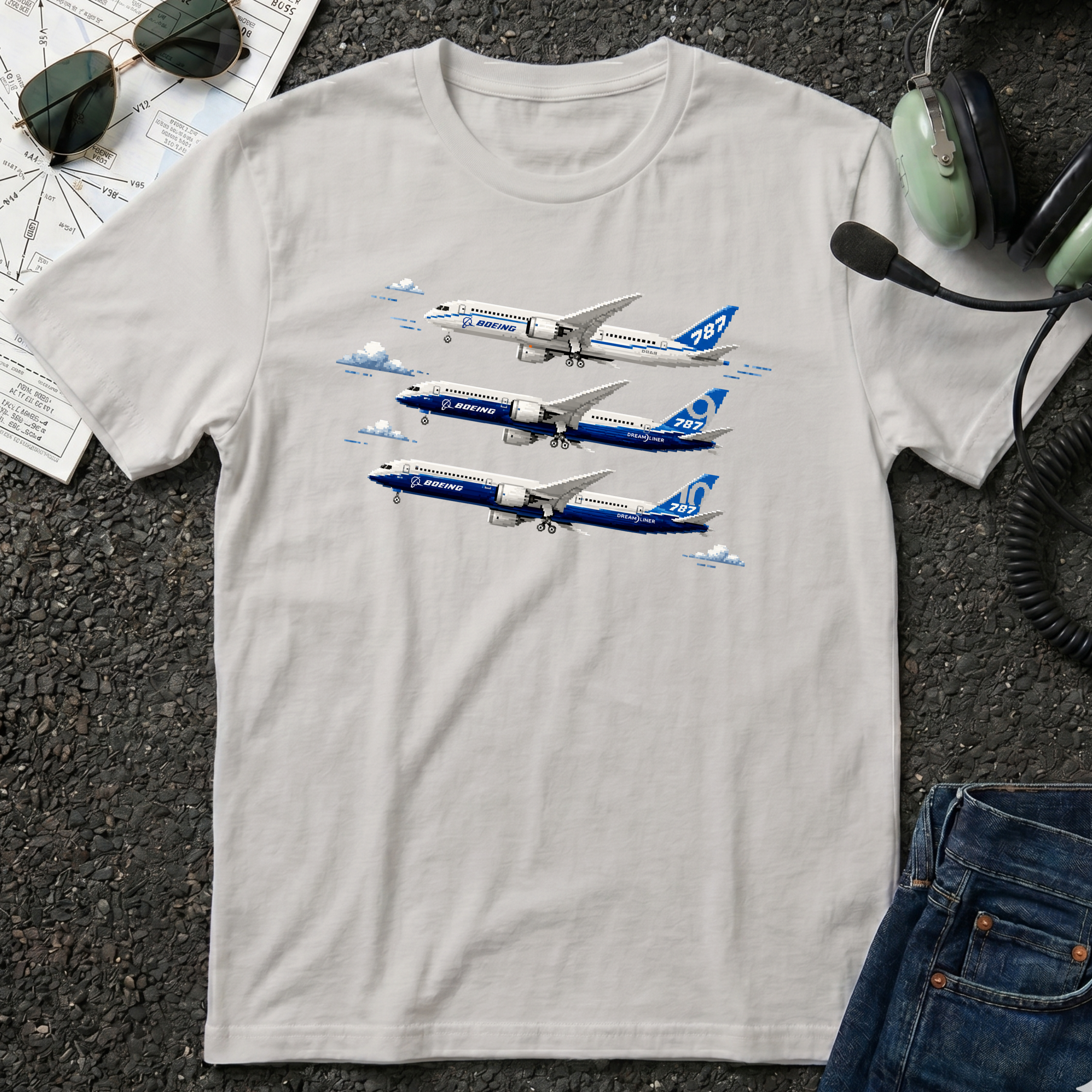 787 Airplane T-Shirt