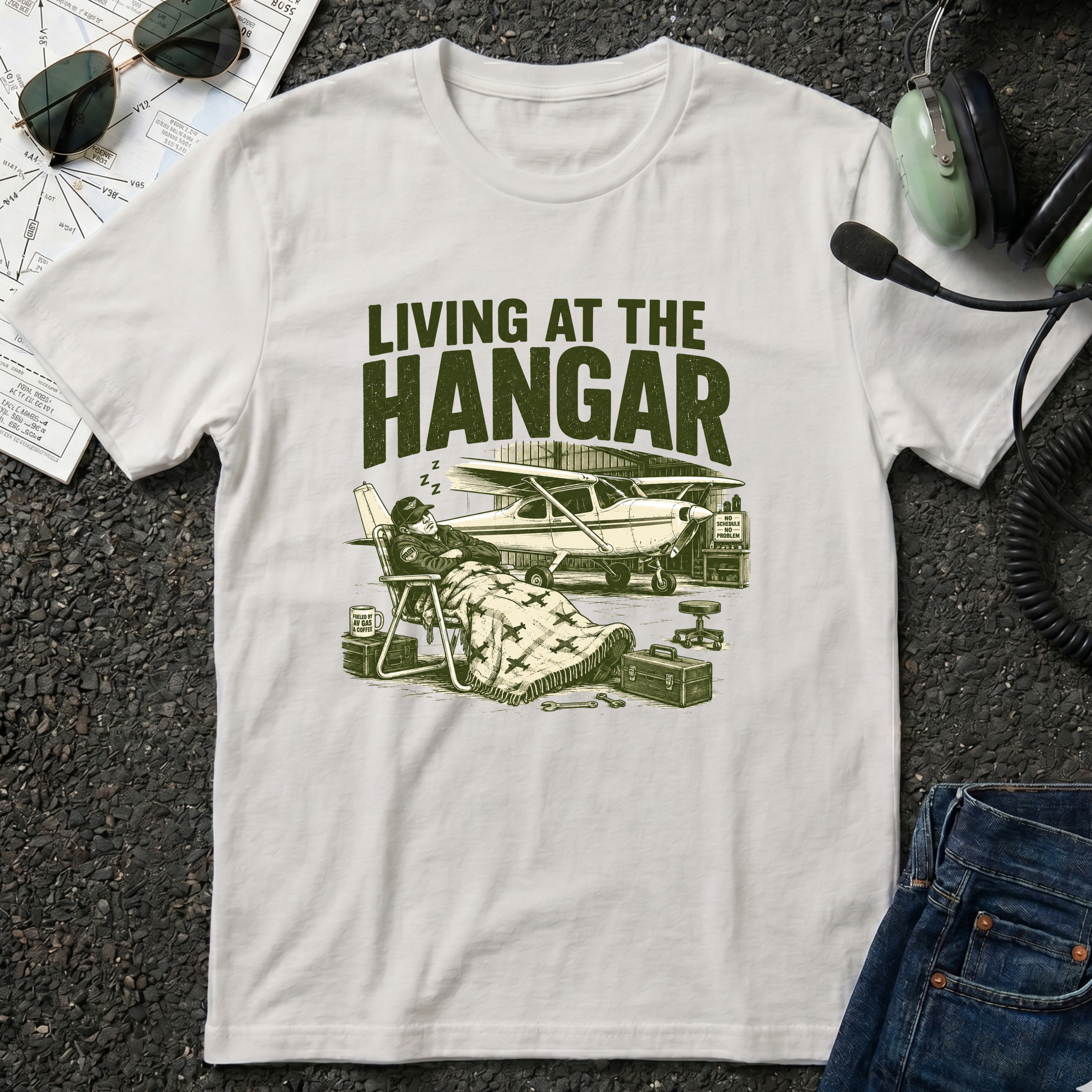 Living at the Hangar T-Shirt