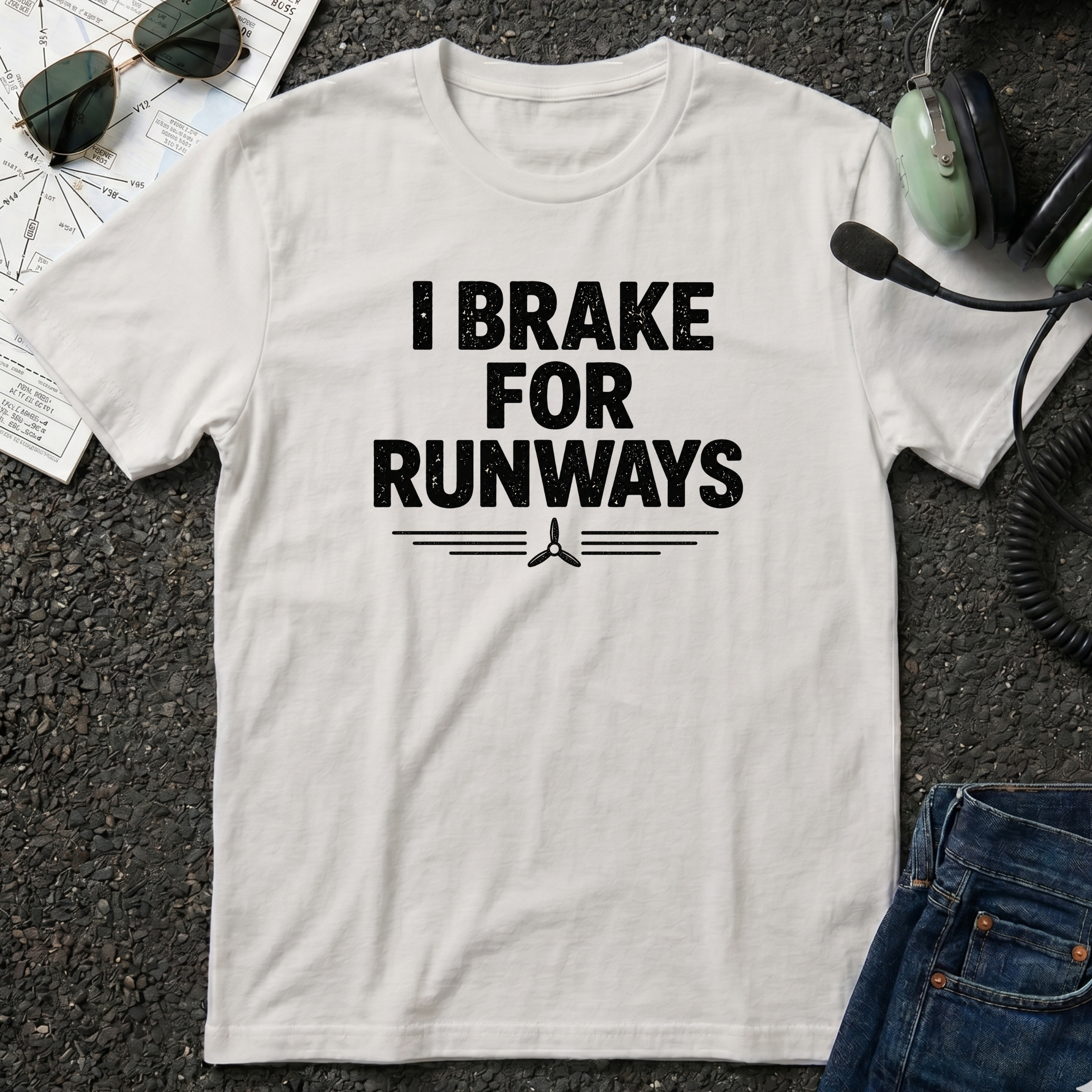 I Brake for Runways T-Shirt