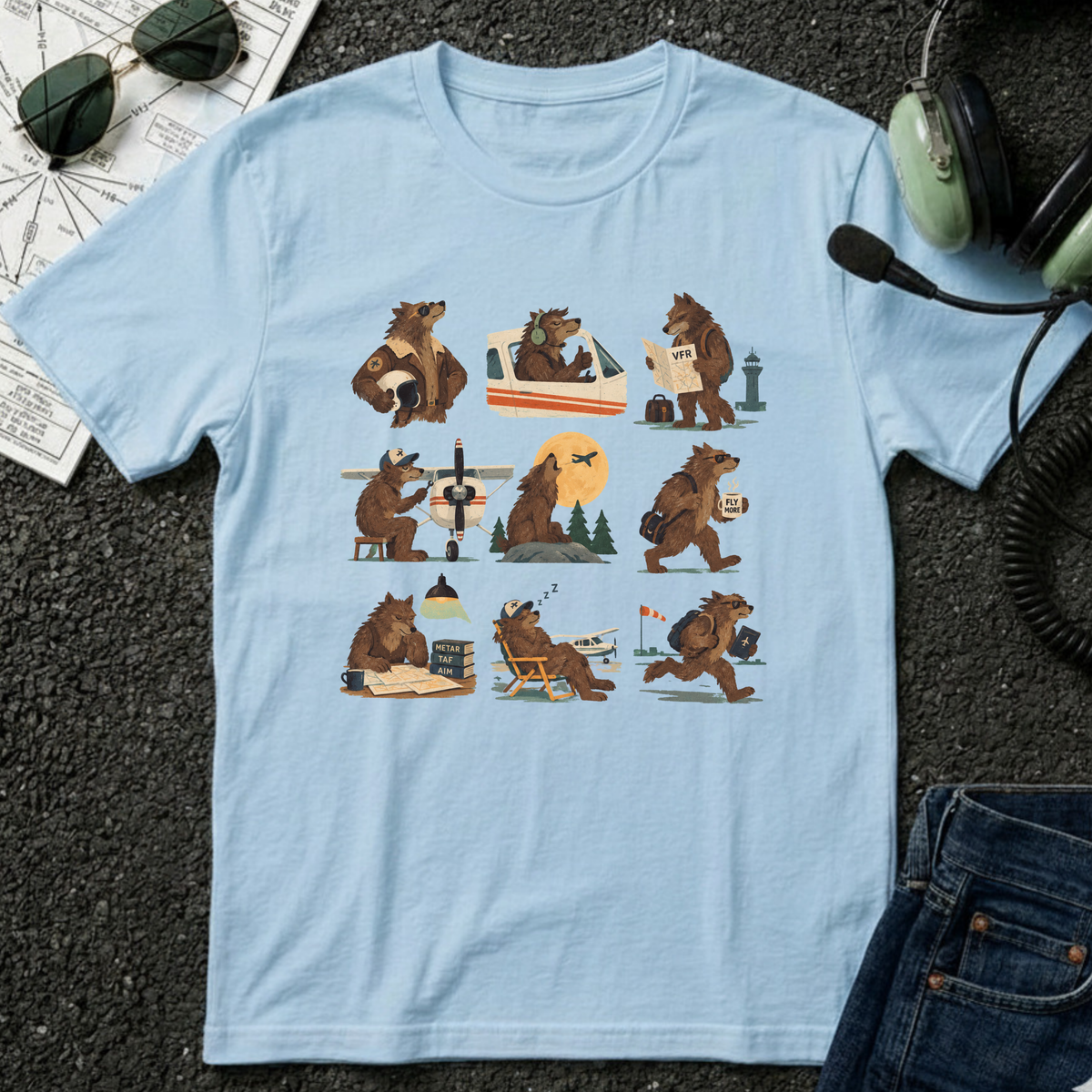 Werewolf Pilot T-Shirt
