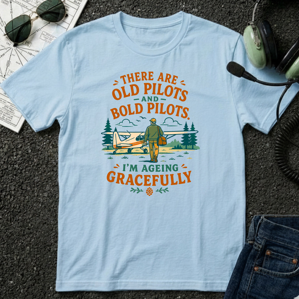 Old Pilots and Bold Pilots T-shirt
