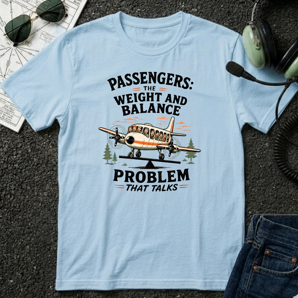 The Weight and Balance Problem T-shirt