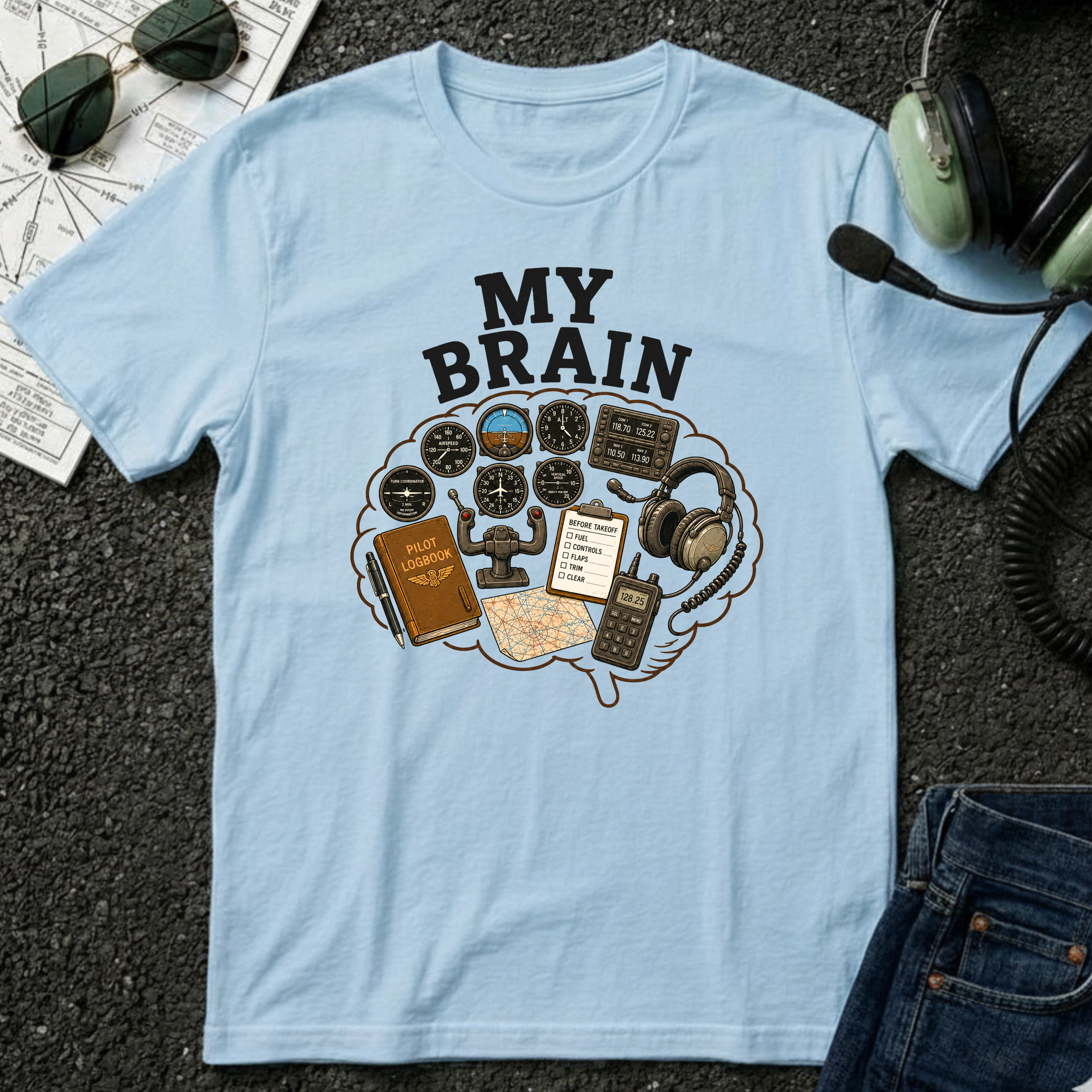 My Brain (Pilot) T-Shirt