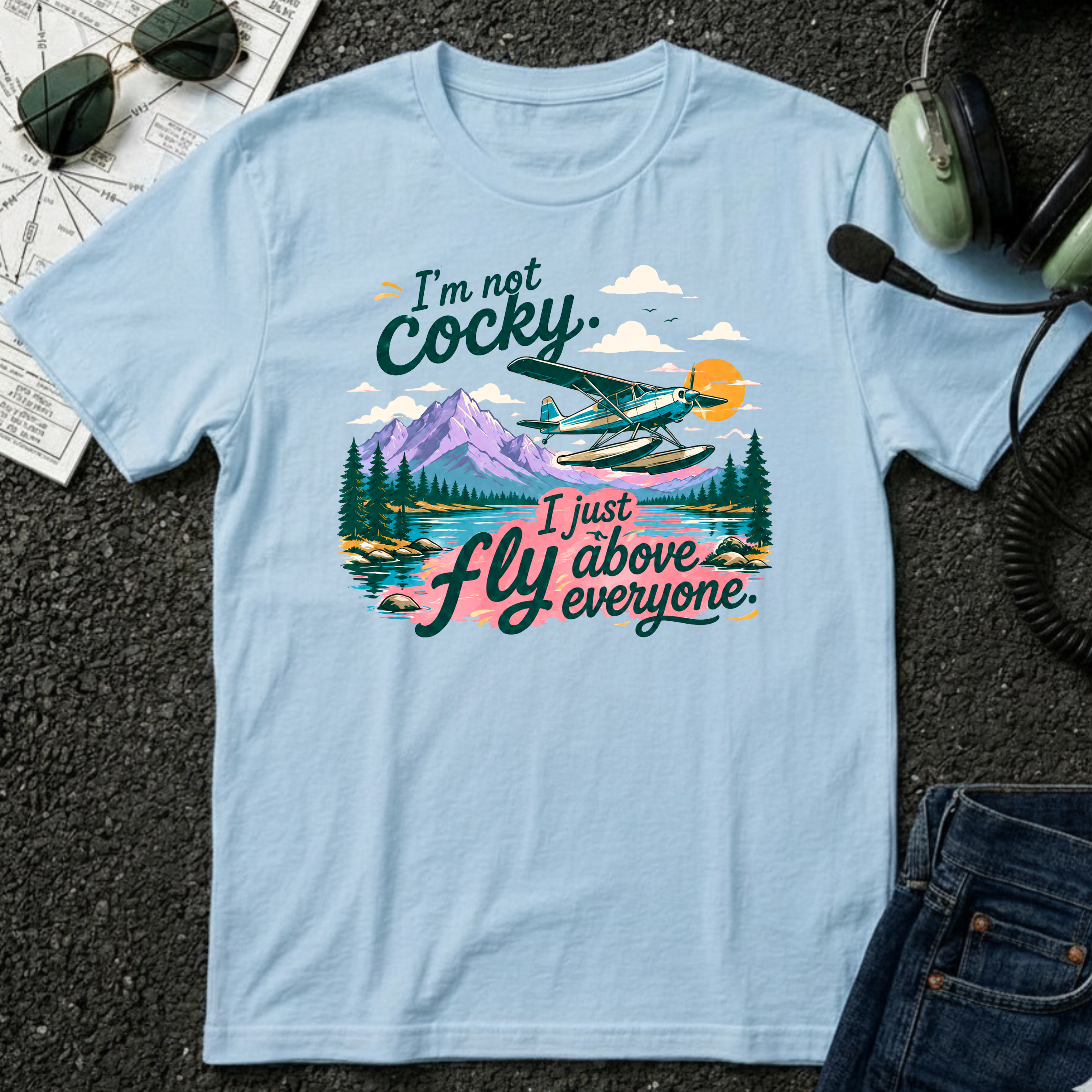 I fly Above Graphic T-Shirt