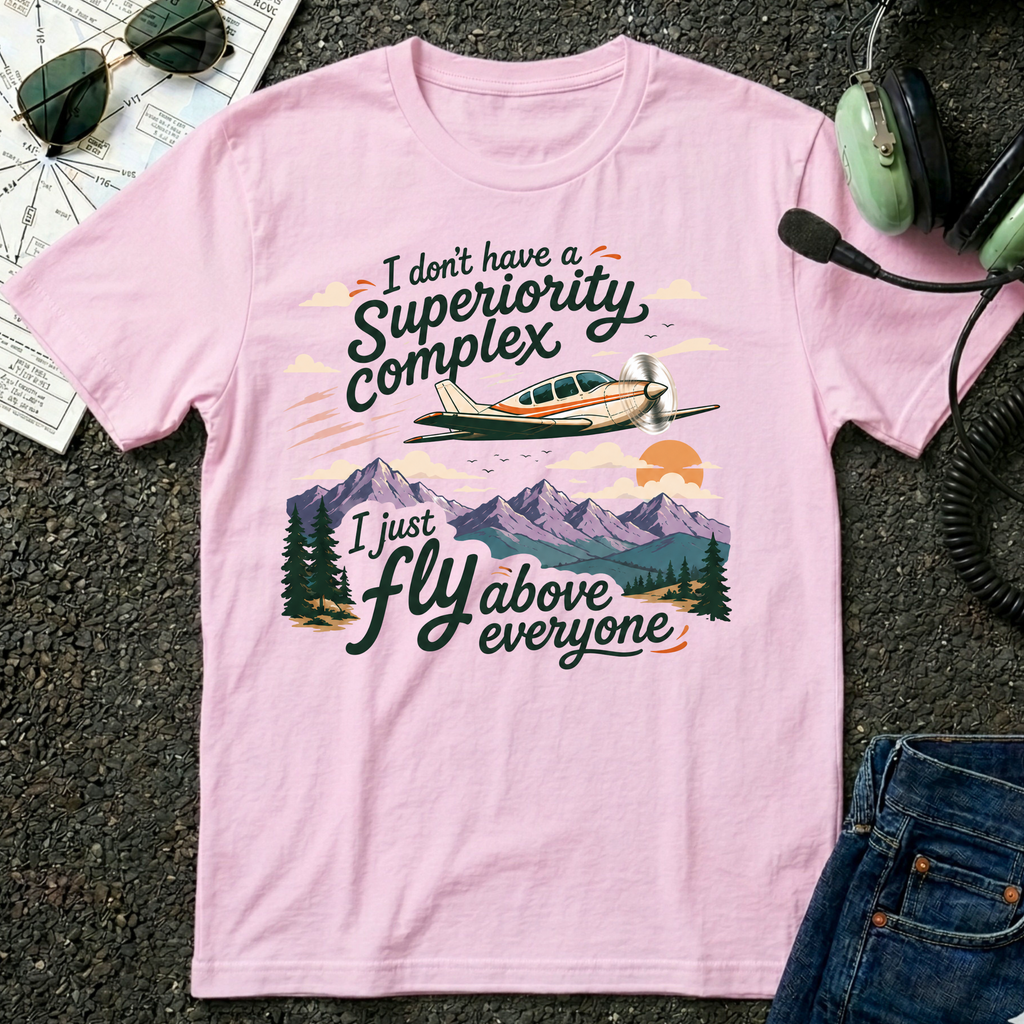 Fly above Single Engine T-Shirt