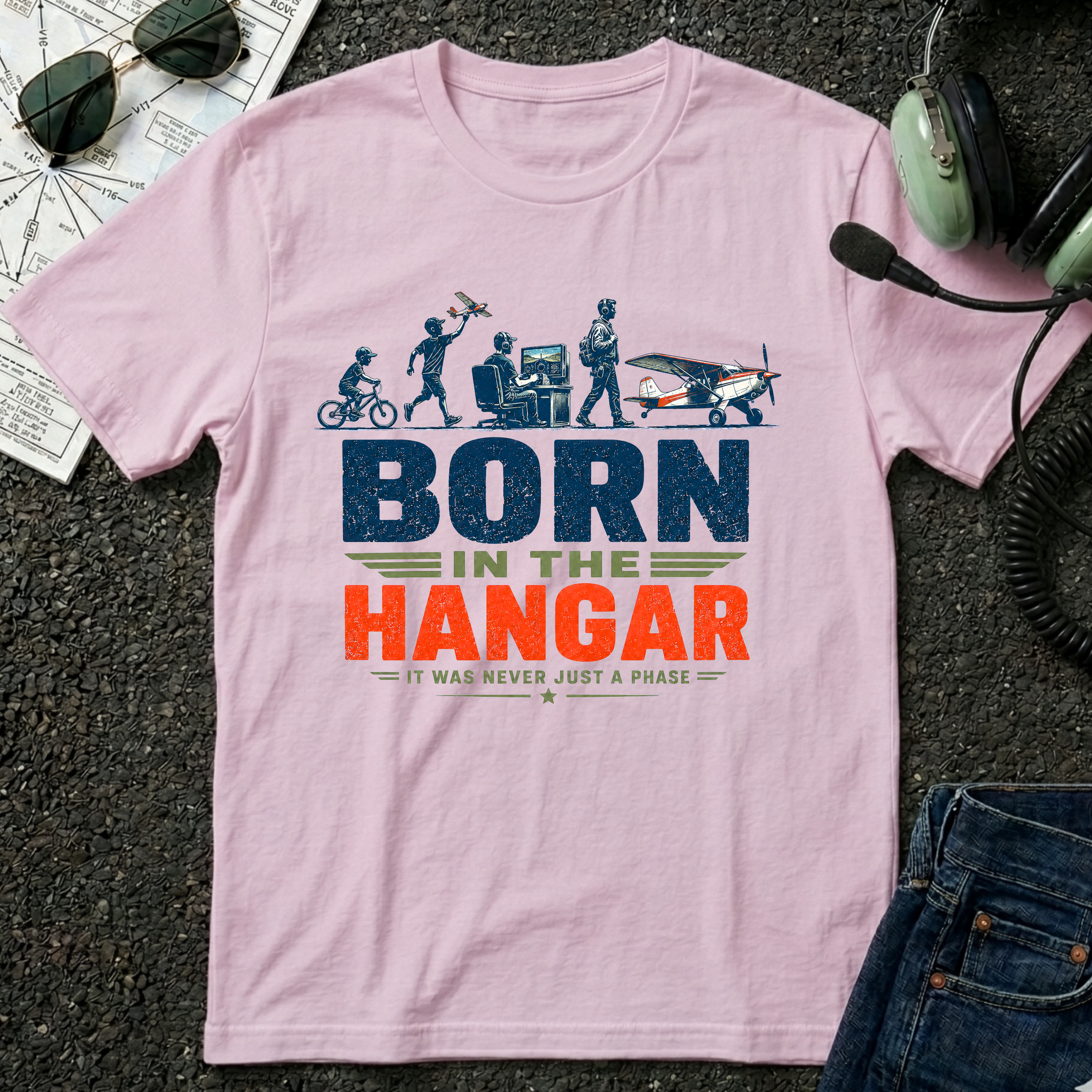 Born in the Hangar T-shirt