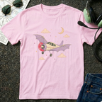 Bat Wings Airplane - Halloween T-Shirt