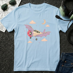 Bat Wings Airplane - Halloween T-Shirt