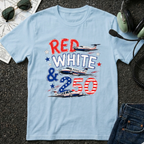 Red White and Airplanes 2  T-Shirt