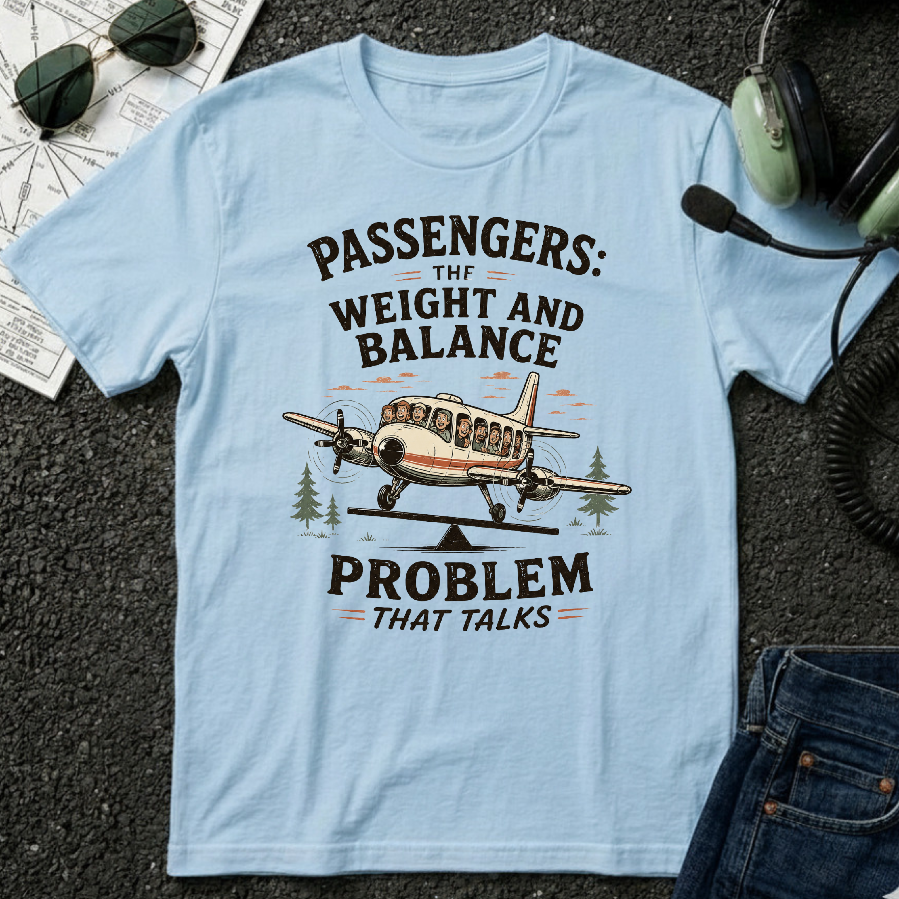 The Weight and Balance Problem T-shirt
