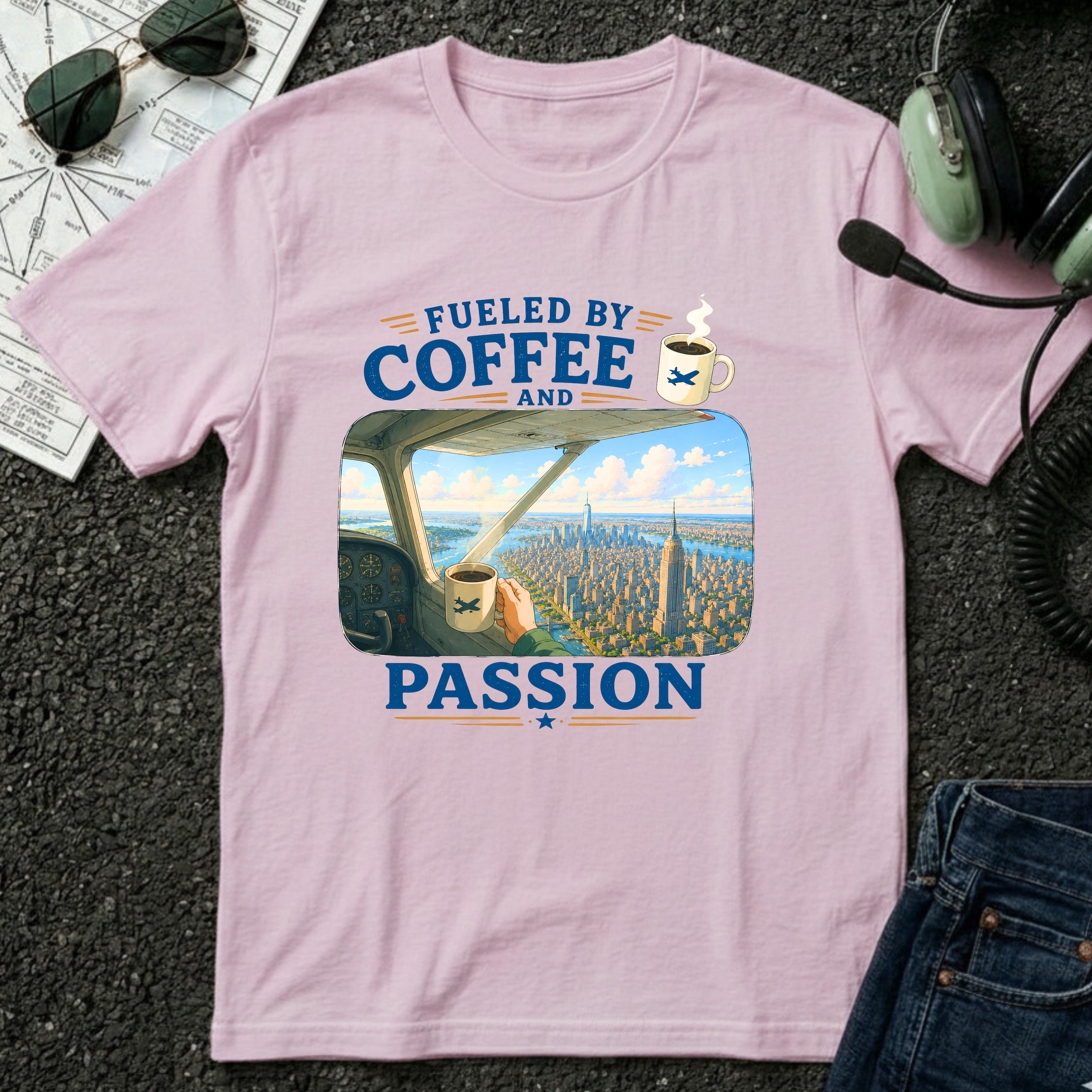 Fueled By Coffee and Passion II T-Shirt