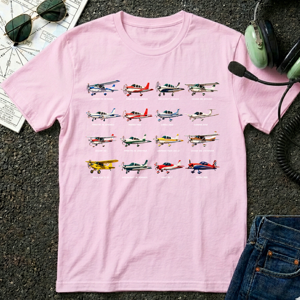 Airplanes All Around T-shirt