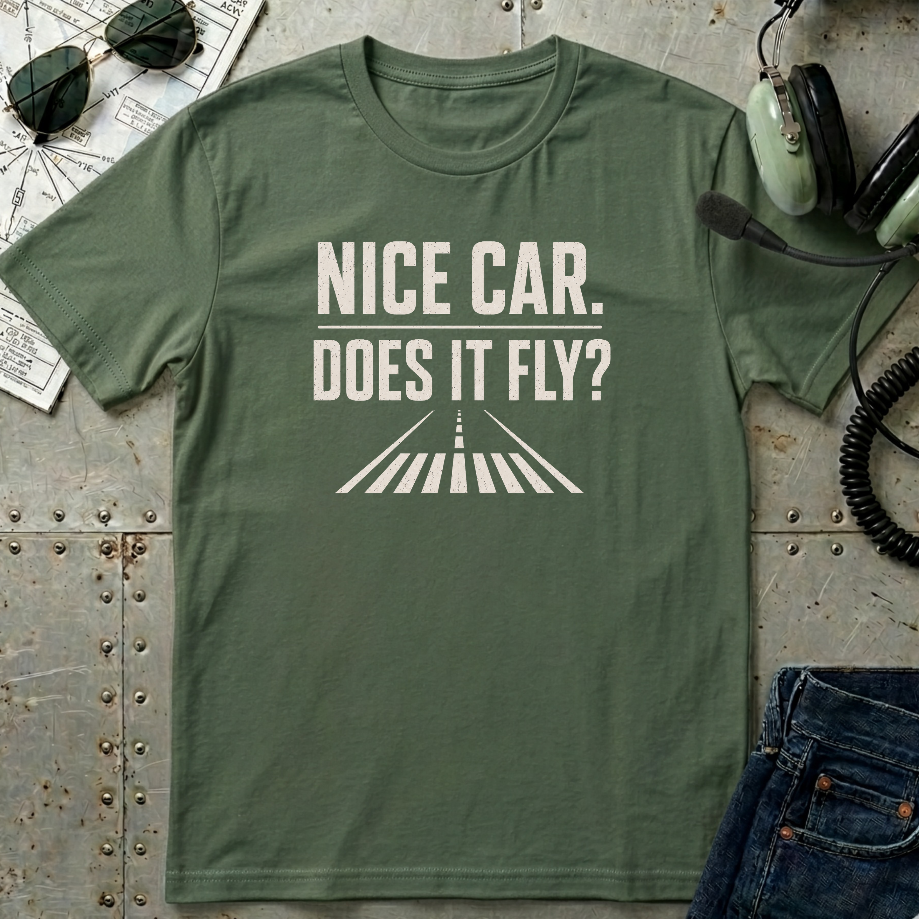 Nice Car, Does it Fly? T-Shirt