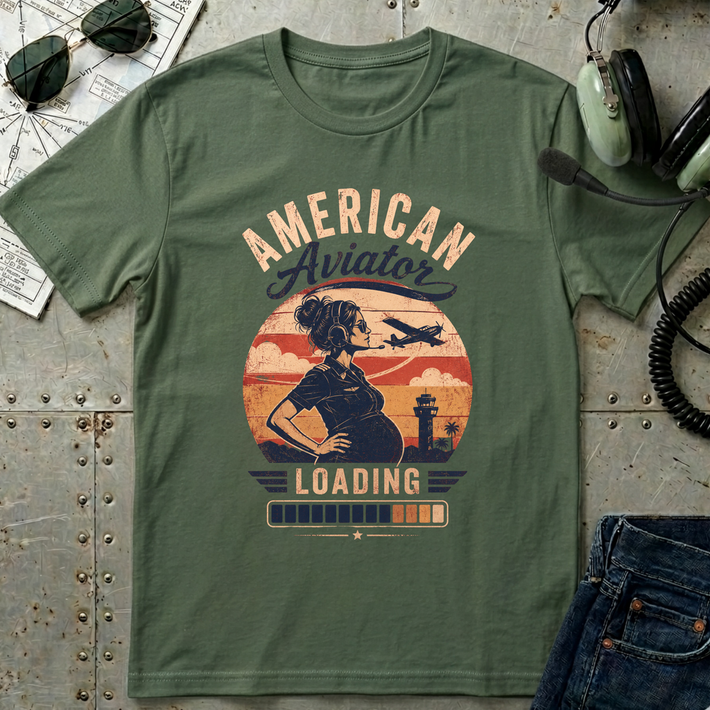 American Aviator Loading T-Shirt