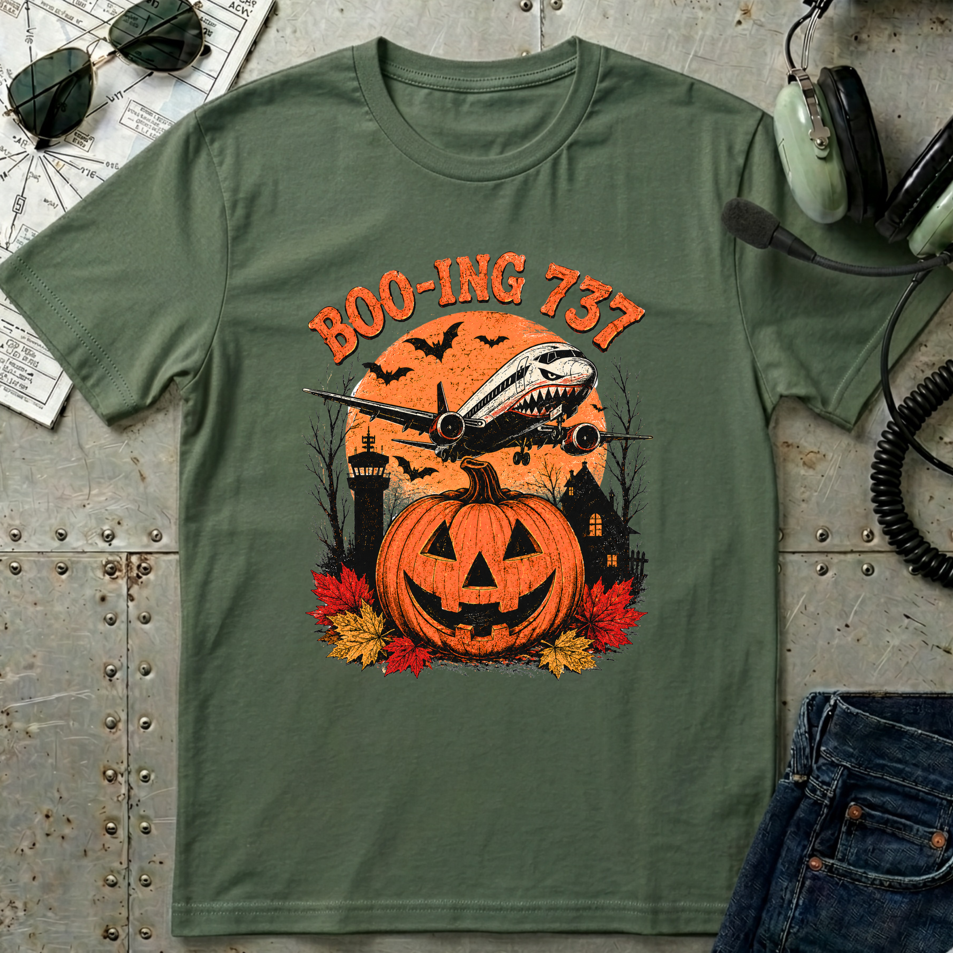 Boo-ing 737 Halloween T-Shirt