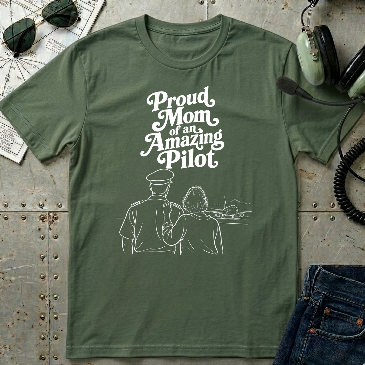 Proud Mom of an Amazing Pilot T-Shirt