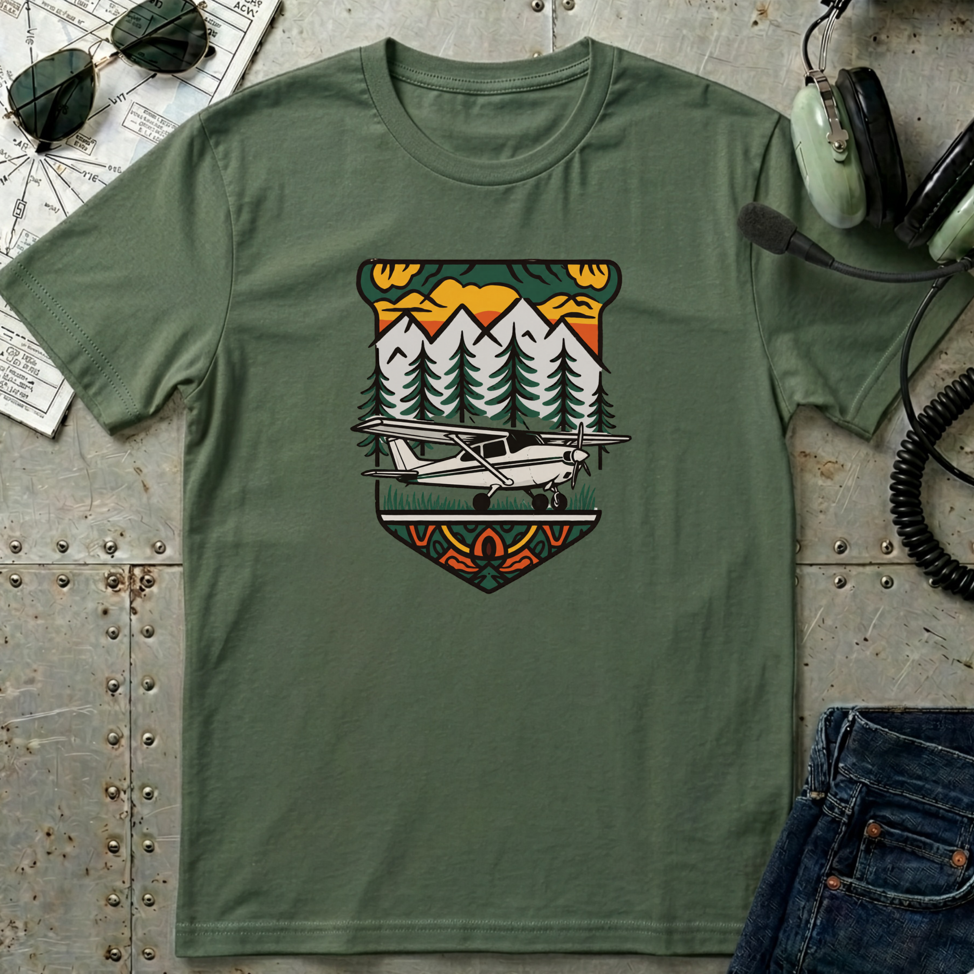 Mountain Airplane T-Shirt
