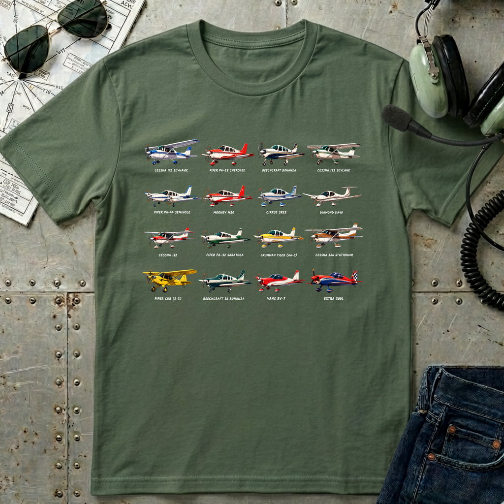 Airplanes All Around T-shirt