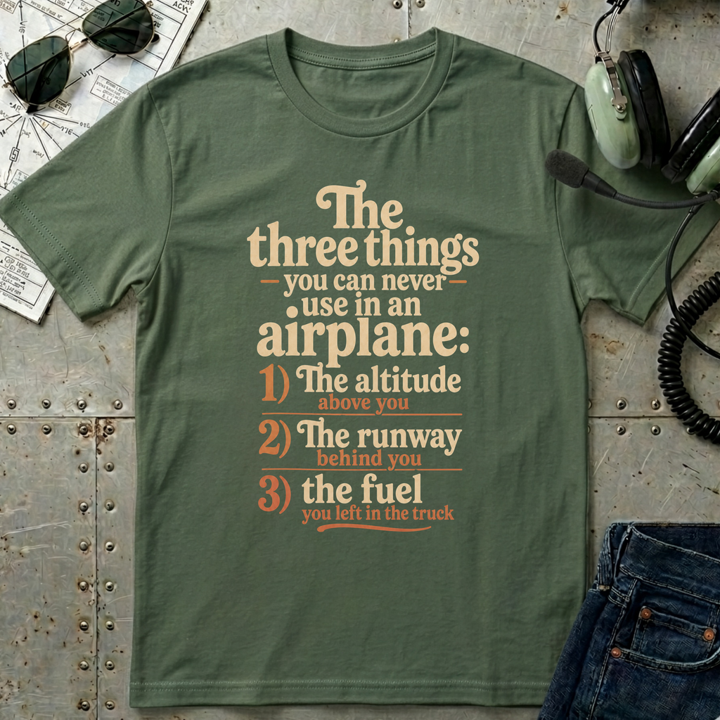 The Three Things in an Airplane. T-Shirt