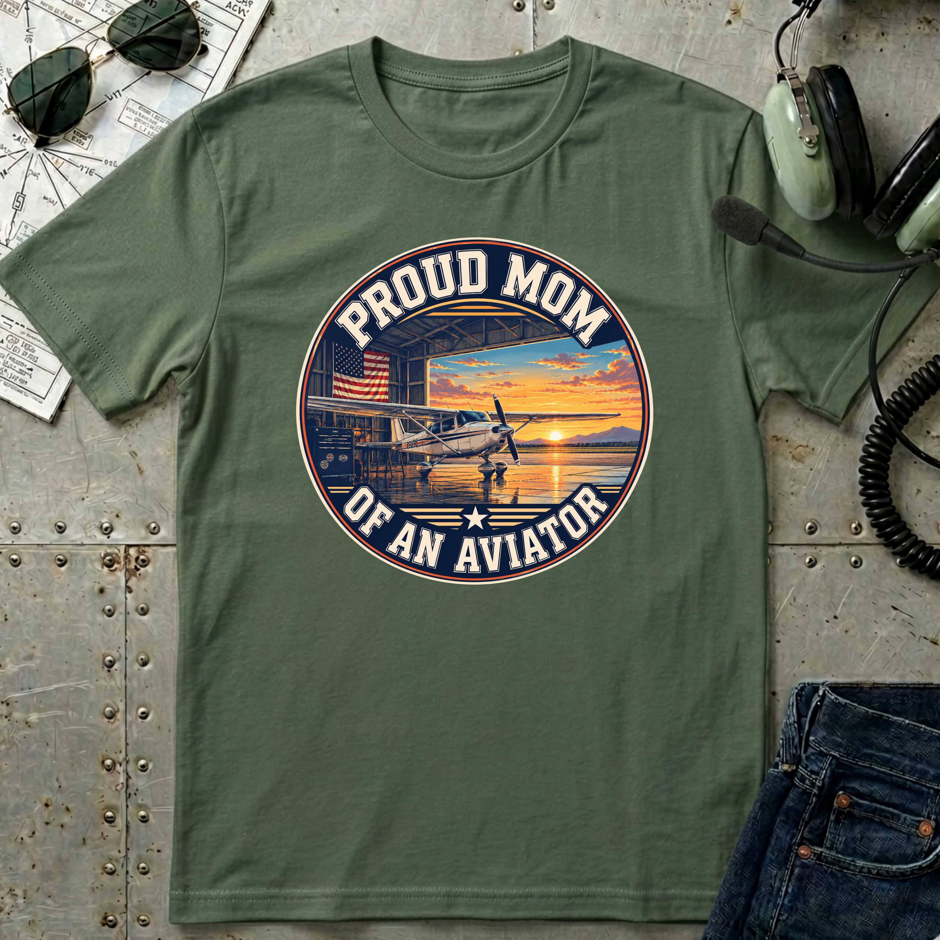 Proud Mom of an Aviator T-Shirt