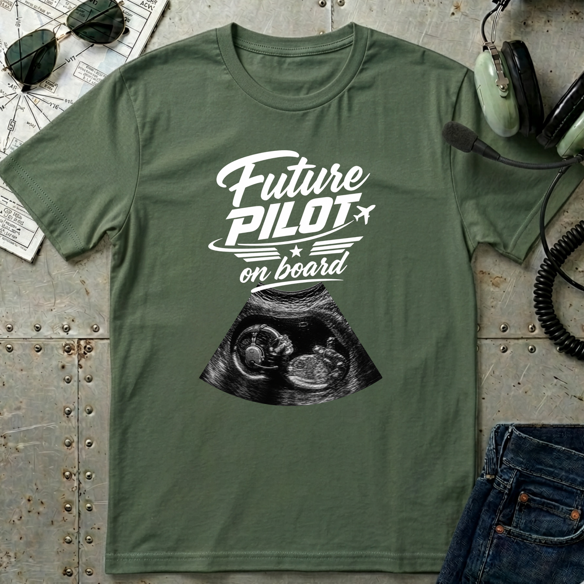 Future Pilot On Board T‑Shirt