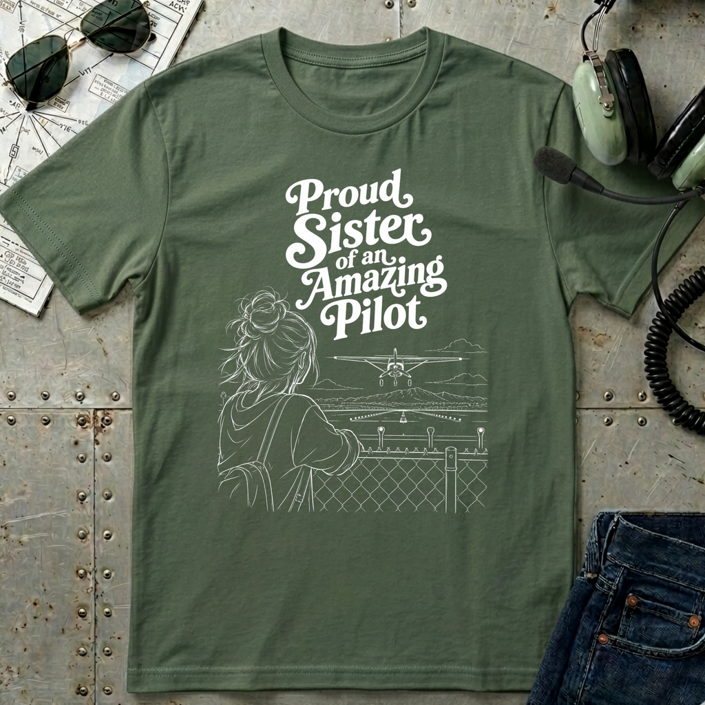 Proud Sister of an Amazing Pilot T-Shirt