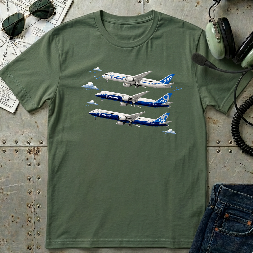 787 Airplane T-Shirt