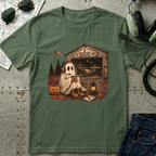 Cute Ghost & Pumpkin - Halloween T-Shirt
