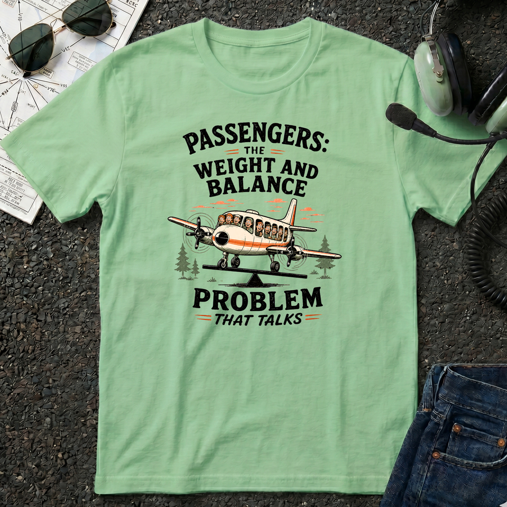 The Weight and Balance Problem T-shirt