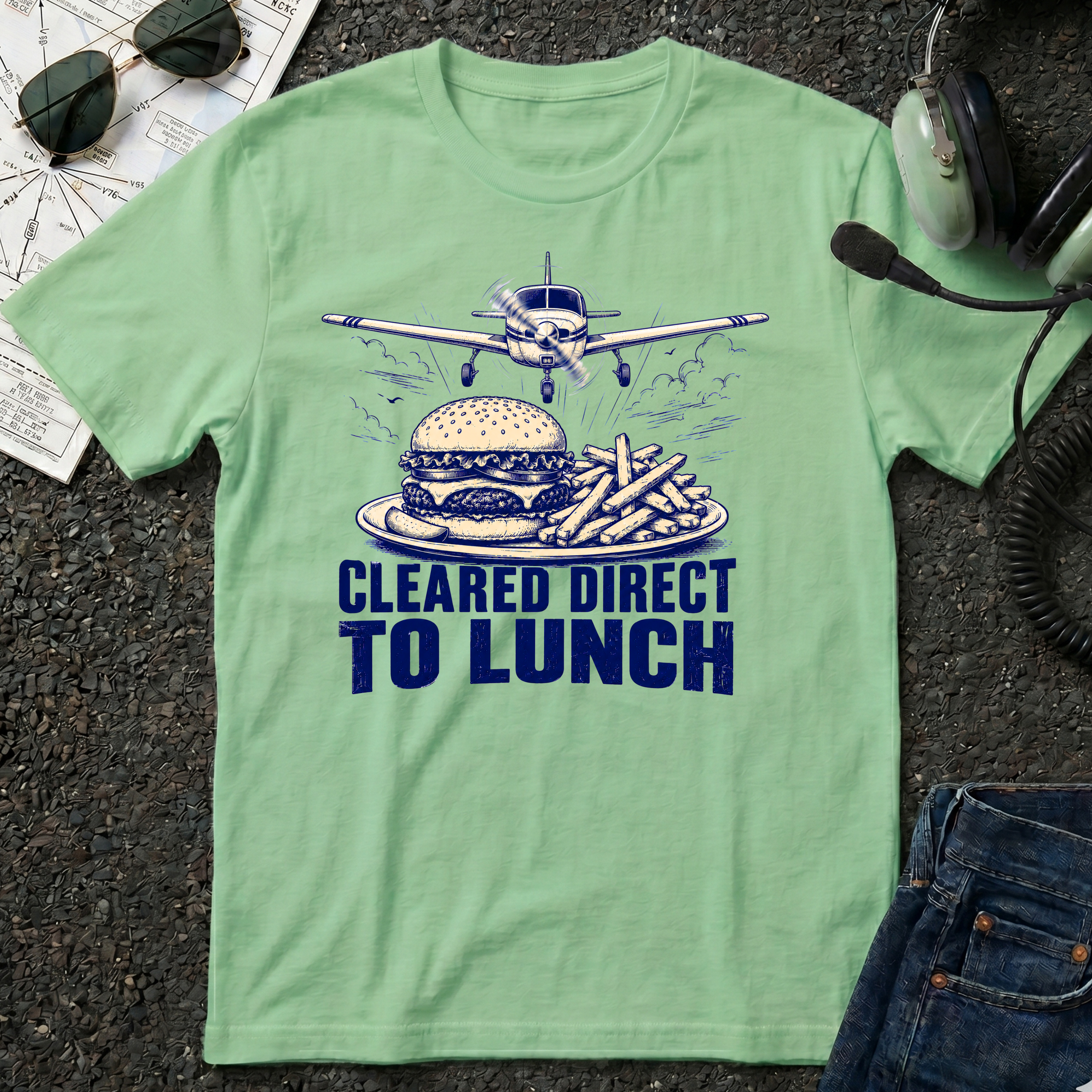 Cleared Direct to Lunch Low-Wing T-Shirt