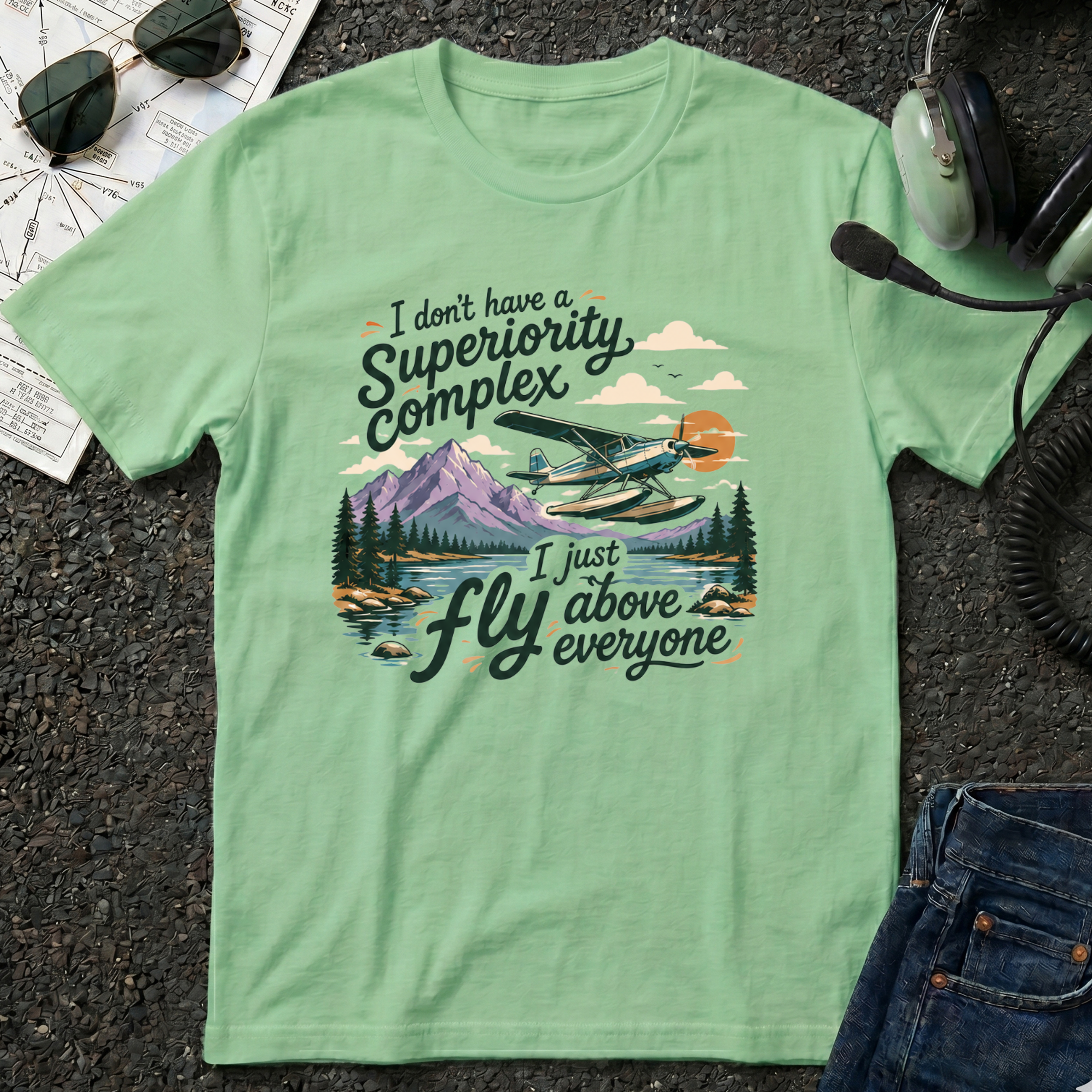 Fly Above Seaplane T-Shirt